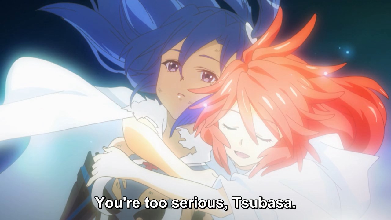 Kanade: You're too serious, Tsubasa.